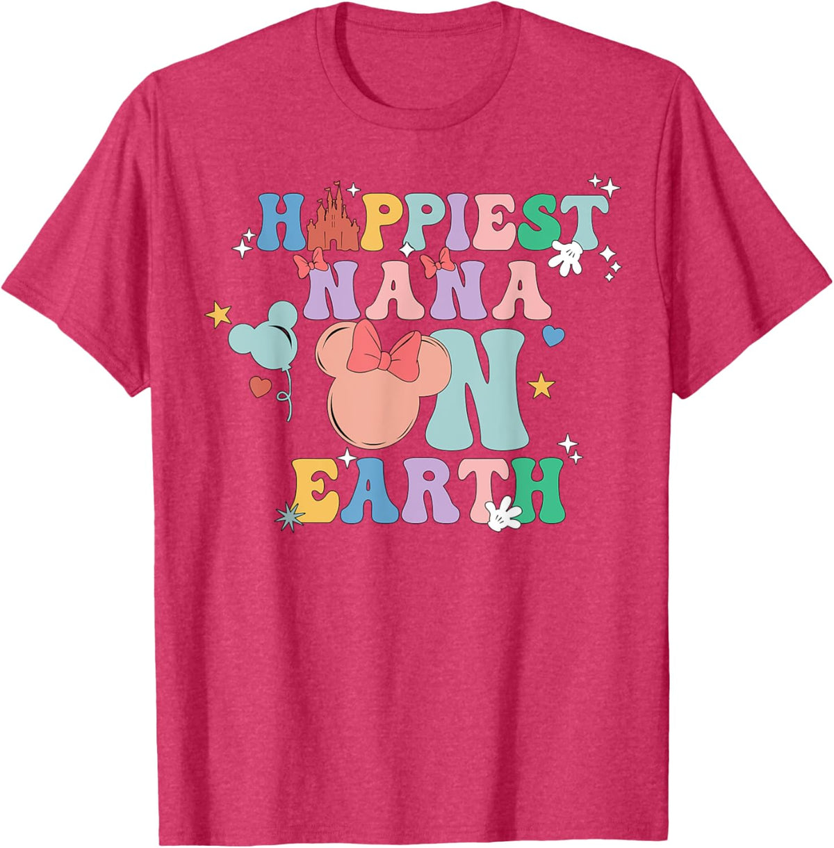 Happiest Nana On Earth Groovy Mom Mother's Day Mother Shirt