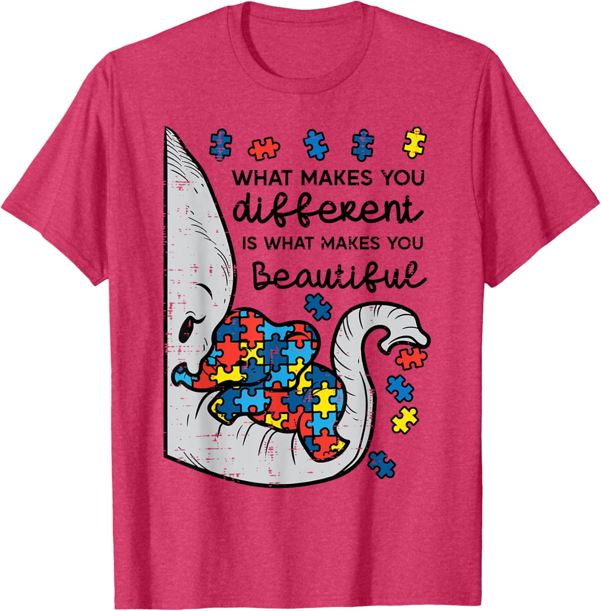 What Makes You Different Beautiful Elephant Autism Awareness