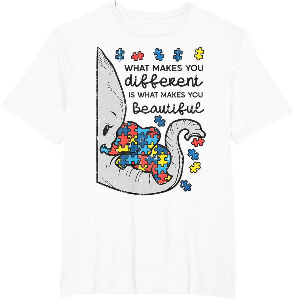 What Makes You Different Beautiful Elephant Autism Awareness