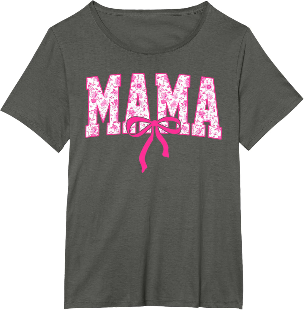 Coquette Pink Chinoiserie Mama Floral Bow Mom Mothers Day