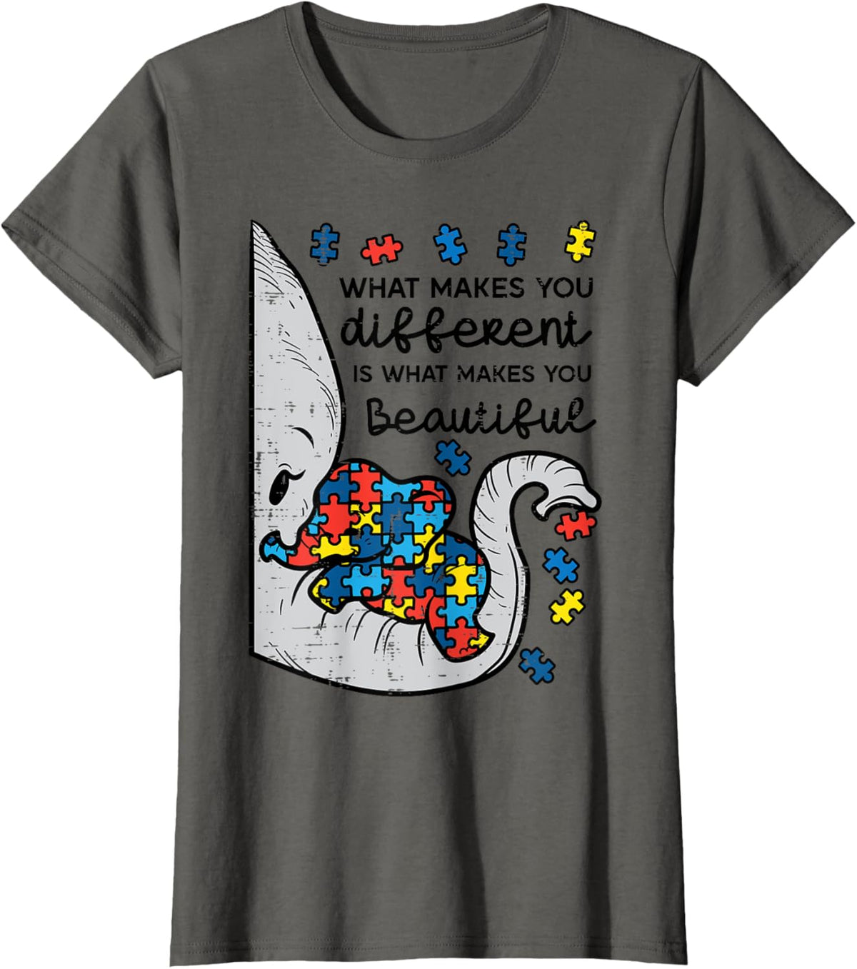 What Makes You Different Beautiful Elephant Autism Awareness