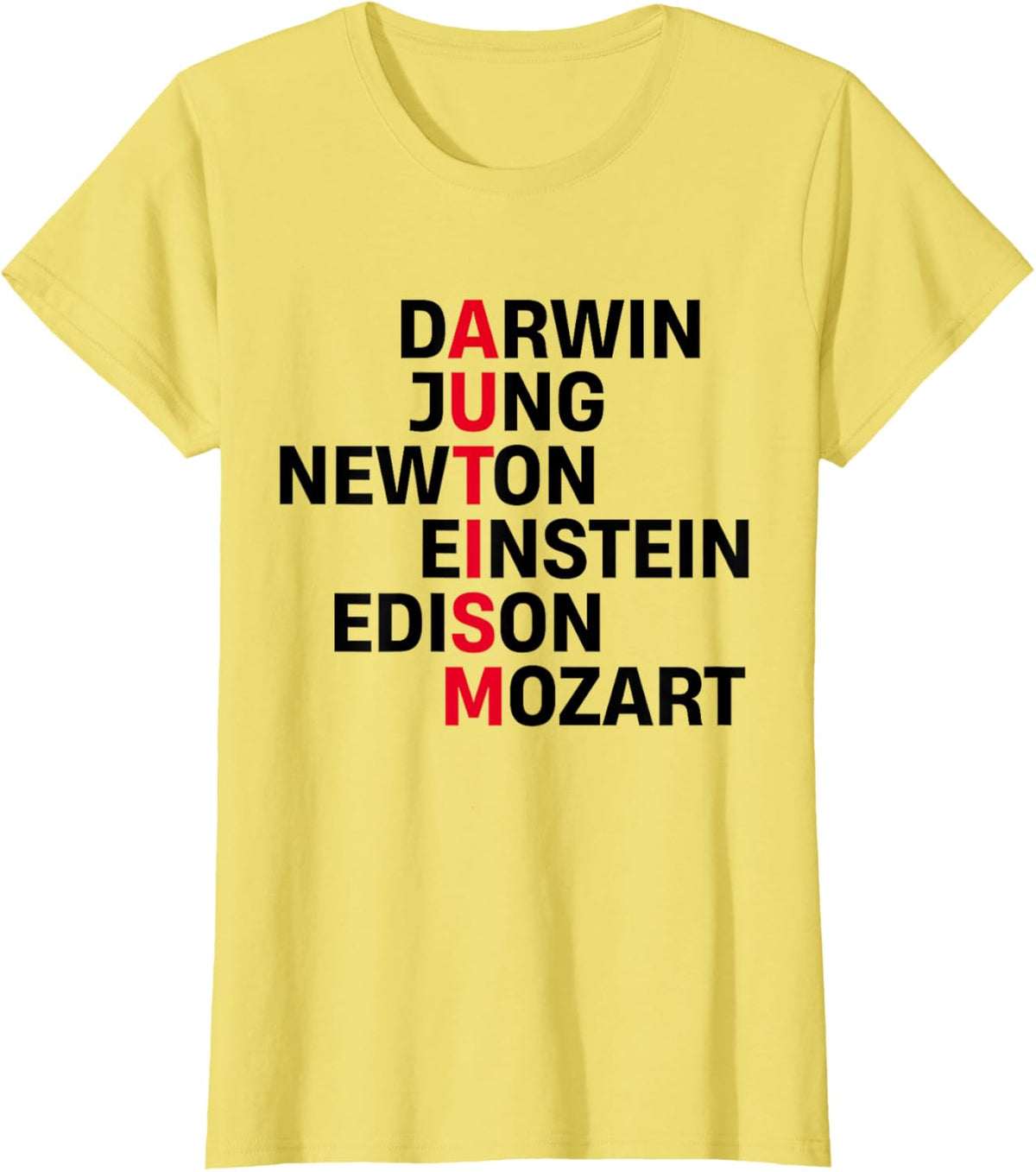 Darwin Jung Newton Einstein Edison Mozart Autism Awareness