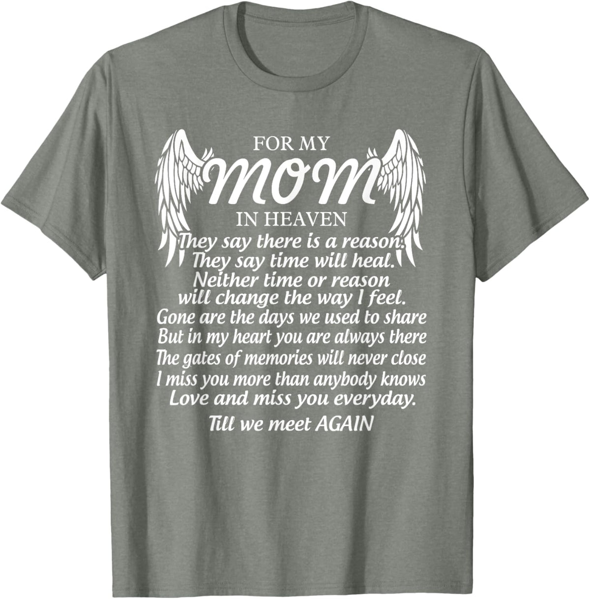 For My Mom In Heaven Love My Mom So Much Missing Mother Day