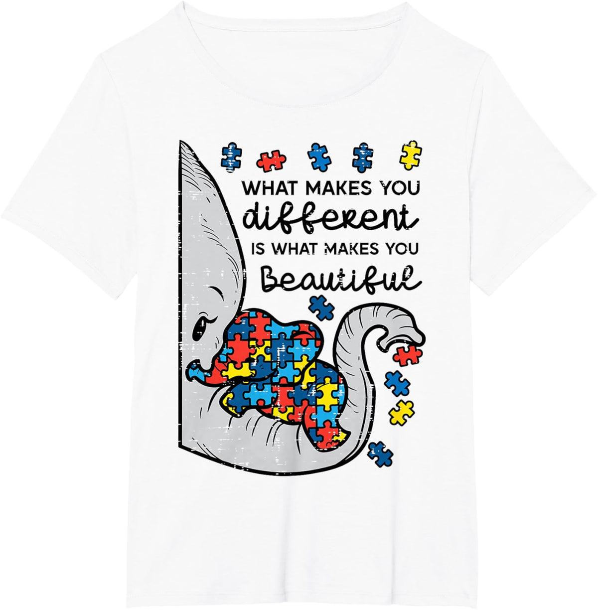 What Makes You Different Beautiful Elephant Autism Awareness