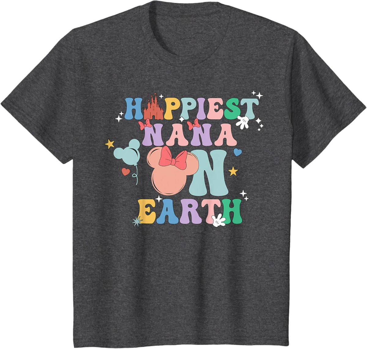 Happiest Nana On Earth Groovy Mom Mother's Day Mother Shirt