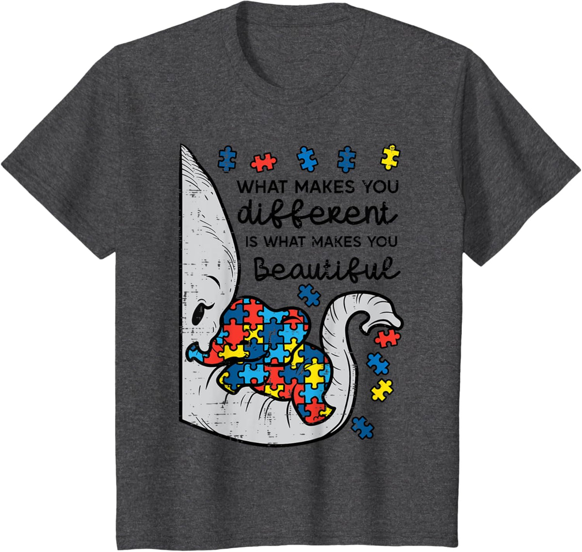 What Makes You Different Beautiful Elephant Autism Awareness