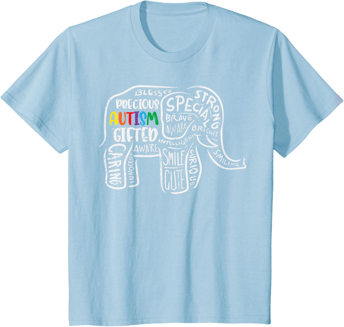 Autism Awareness Elephant Acceptance Autistic Men Women Kids