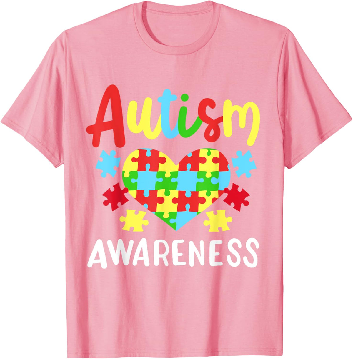 Autism Awareness T-Shirt, Small, Black
