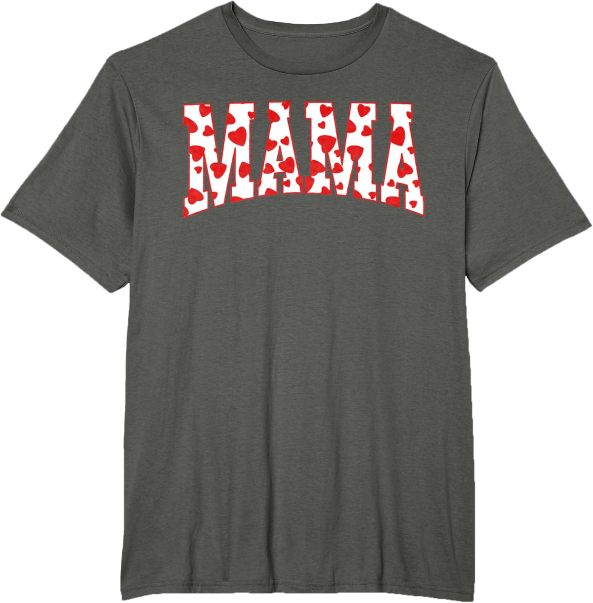 Mama Valentine Heart Valentines Day Family Matching Funny Mother Shirt
