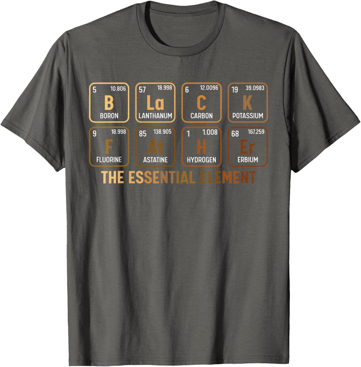 Mens Black Father's Day Black Dad Black Father Essential Element