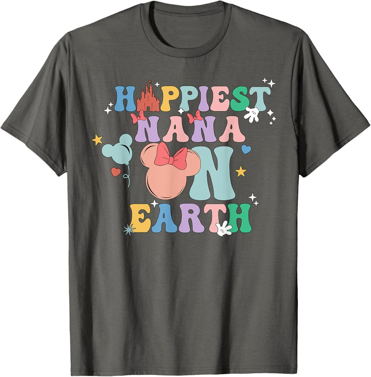 Happiest Nana On Earth Groovy Mom Mother's Day Mother Shirt