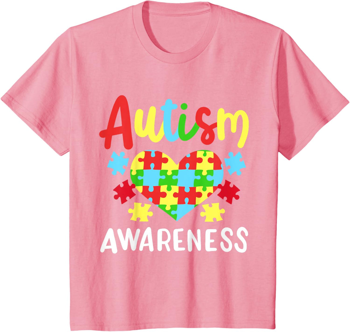 Autism Awareness T-Shirt, Small, Black