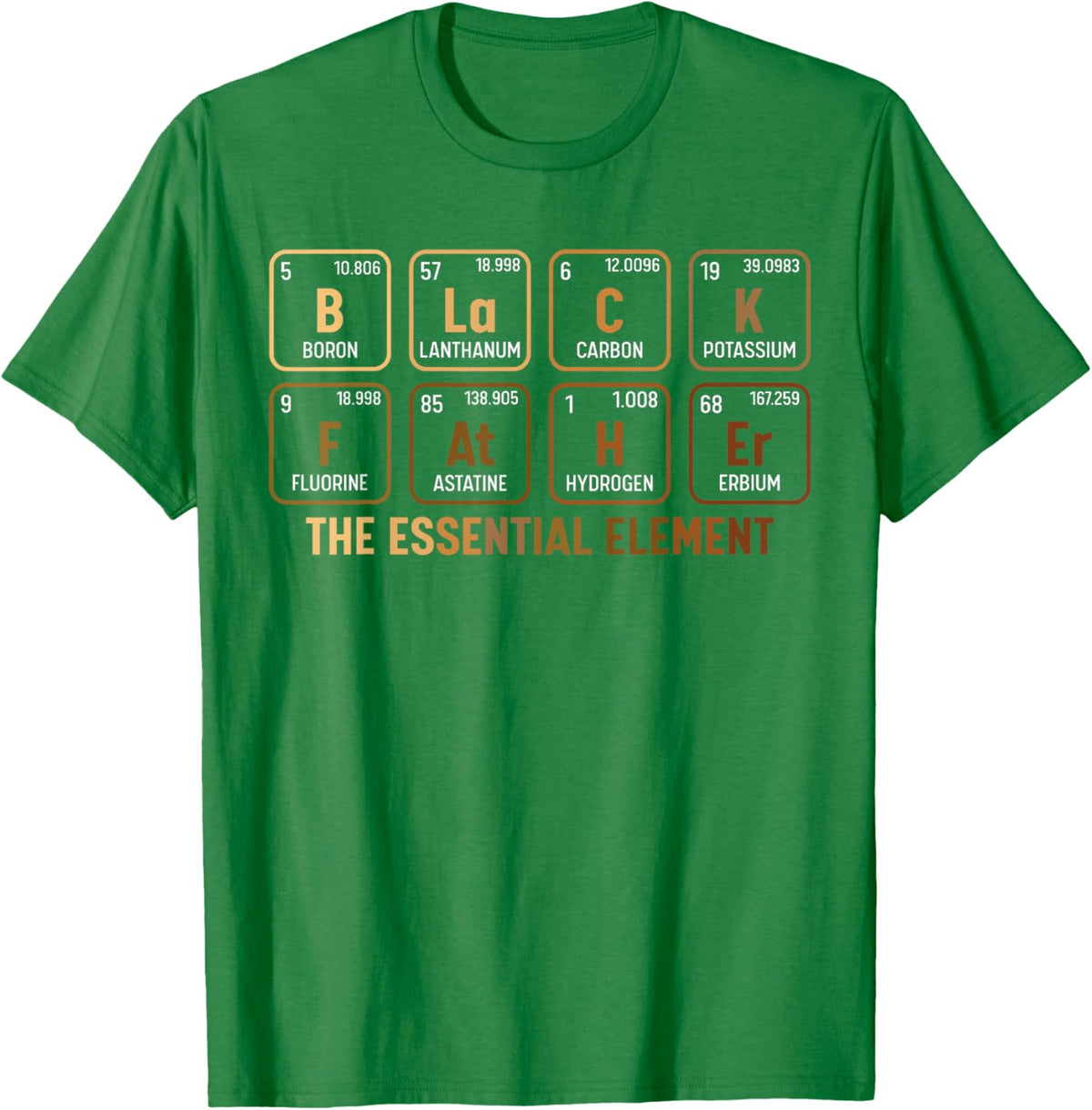 Mens Black Father's Day Black Dad Black Father Essential Element