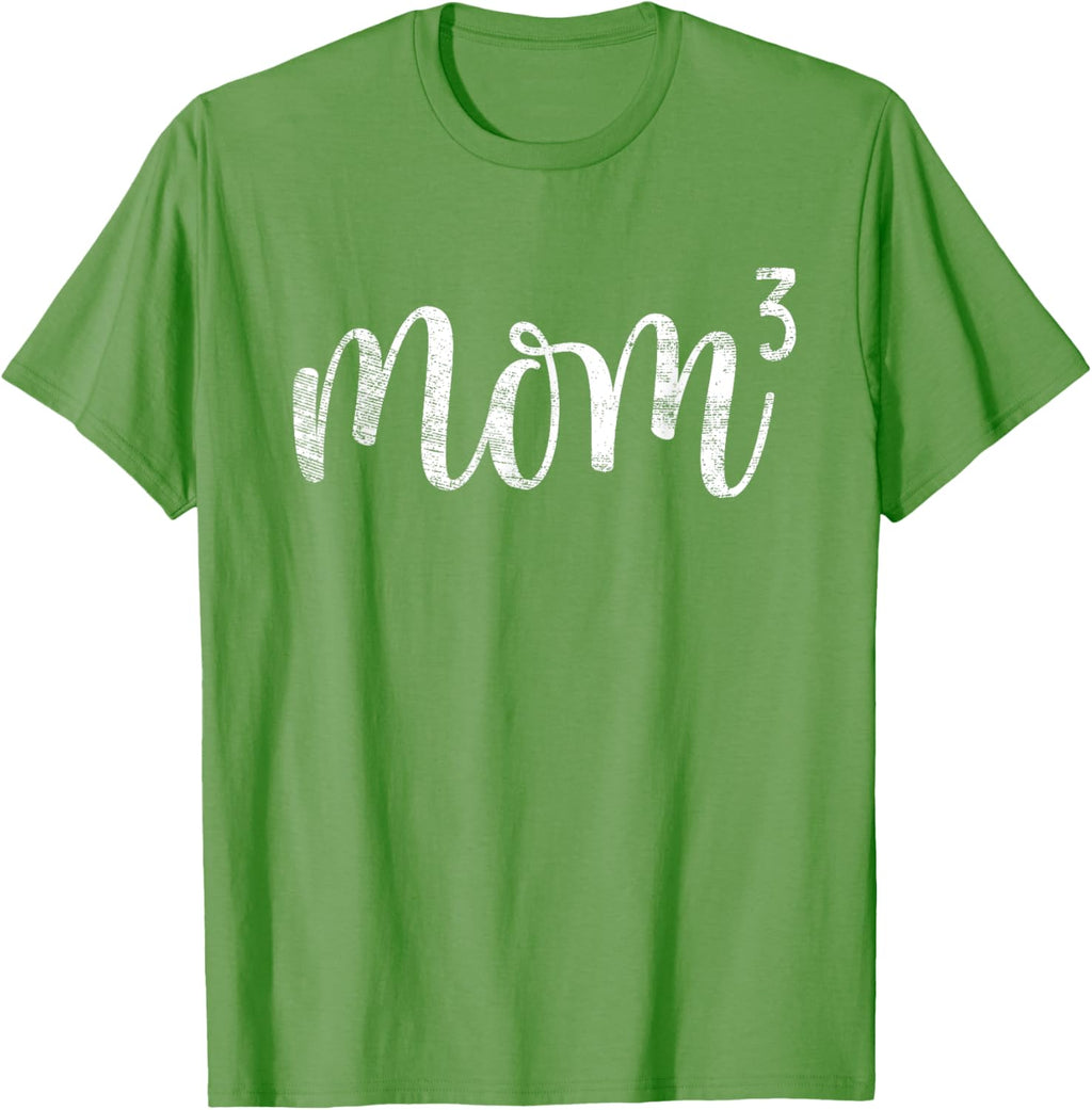 Mom3 Mom Cubed Mother of Three Mama of 3 Gifts Mothers Day