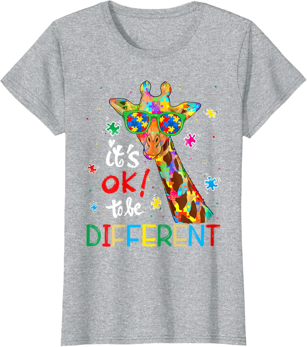 Autism Awareness Acceptance Women Kid Its Ok To Be Different