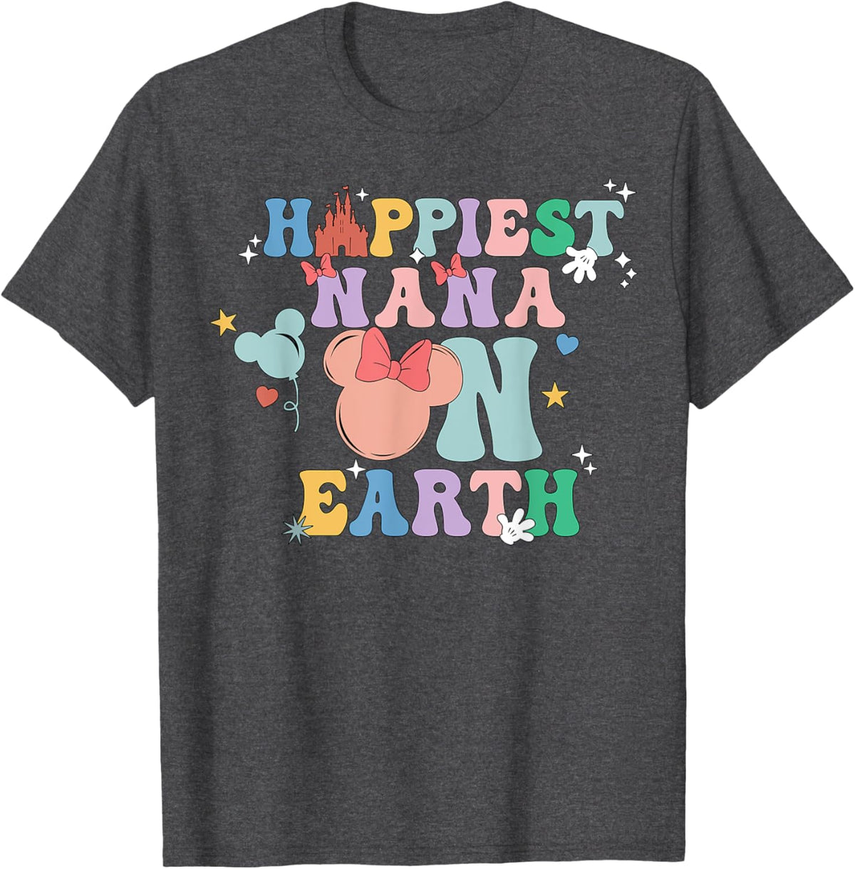 Happiest Nana On Earth Groovy Mom Mother's Day Mother Shirt