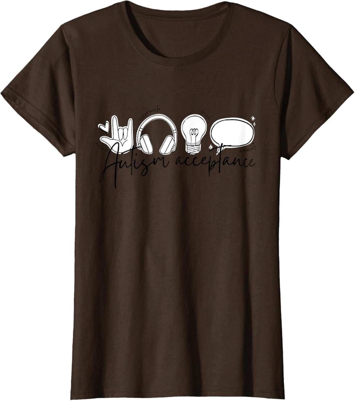 Autism Awareness Acceptance Shirt Support Mom Women Kid