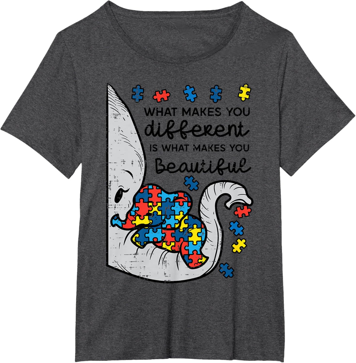 What Makes You Different Beautiful Elephant Autism Awareness