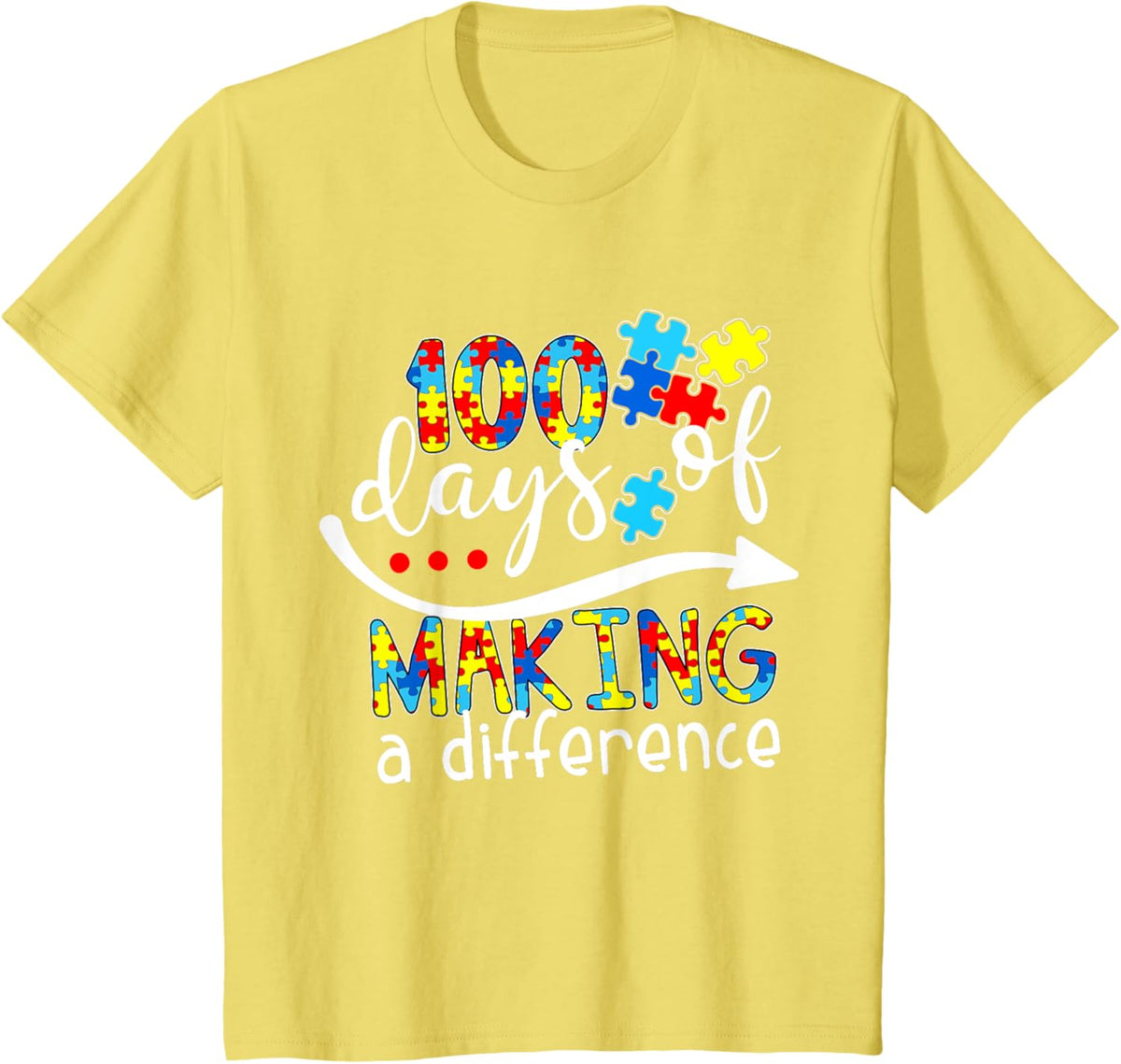 Autism 100 Days 100th day of school teacher autism awareness