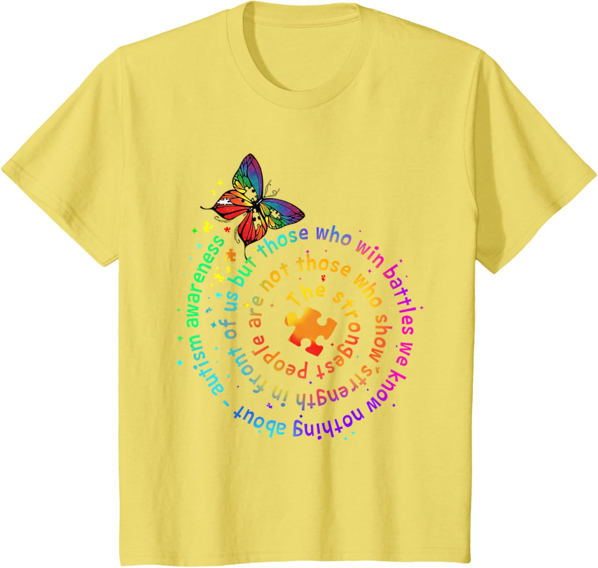 The Strongest People Butterfly Autism Awareness