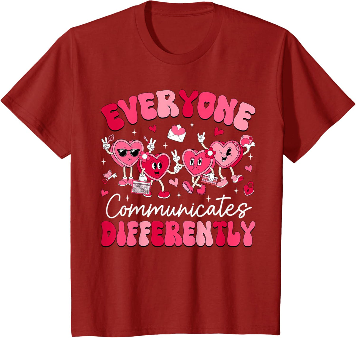 Everyone Communicates Differently Autism Valentines Day