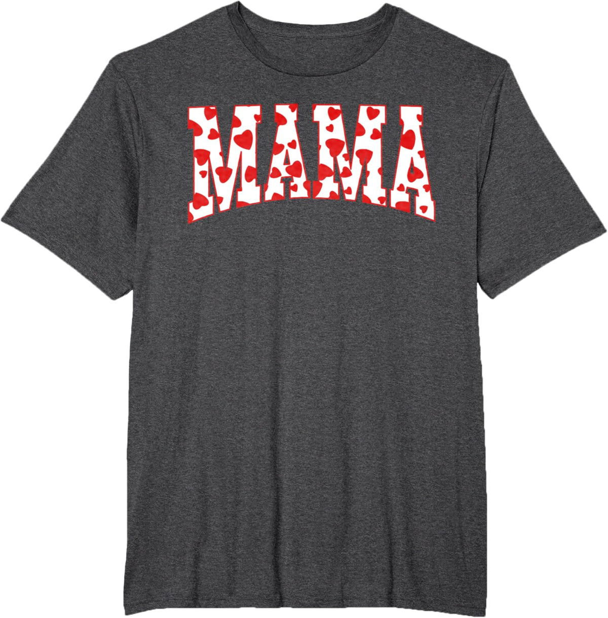 Mama Valentine Heart Valentines Day Family Matching Funny Mother Shirt