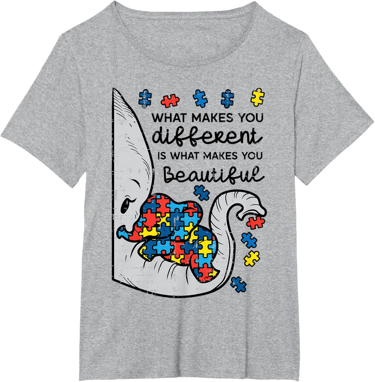 What Makes You Different Beautiful Elephant Autism Awareness